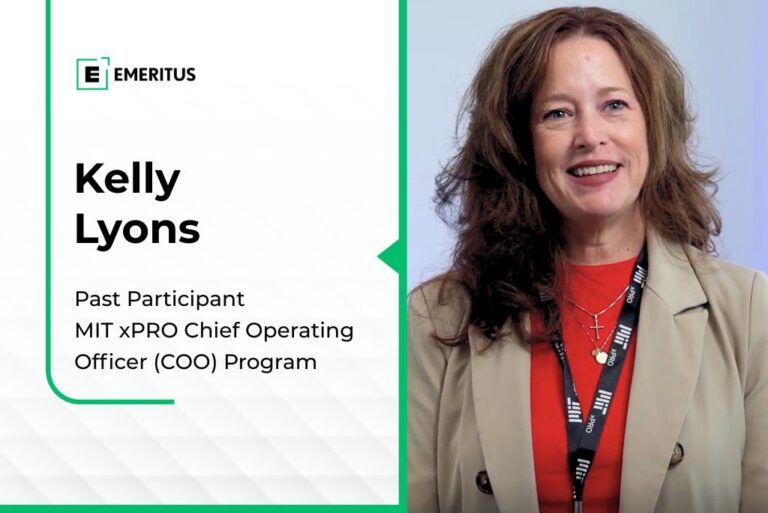 MIT xPRO Chief Operating Officer Program Review: Kelly Lyons’ Learning Journey | Business Management | Emeritus 